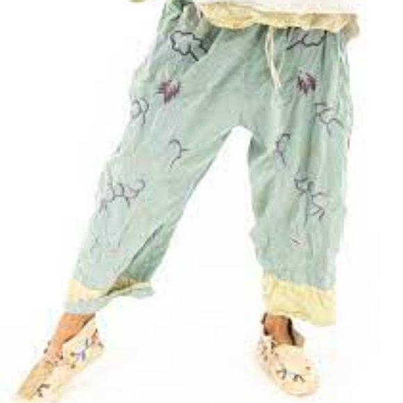 Magnolia Pearl Alyce embroidered Dragon pants - Picture 3 of 4